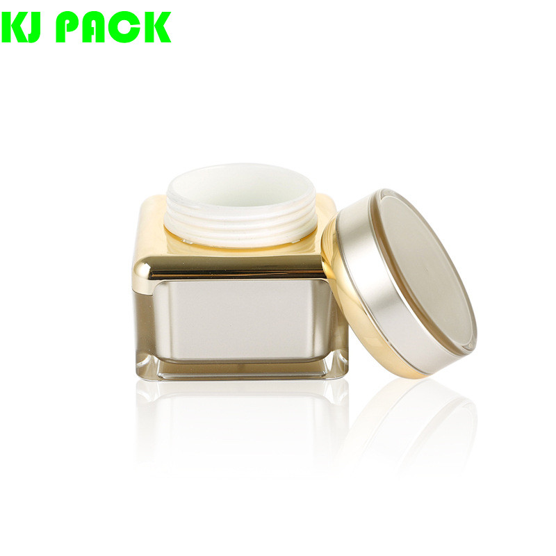 Rose cosmetic packaging body acrylic eye cream jar 15ml 30ml 50ml 100ml