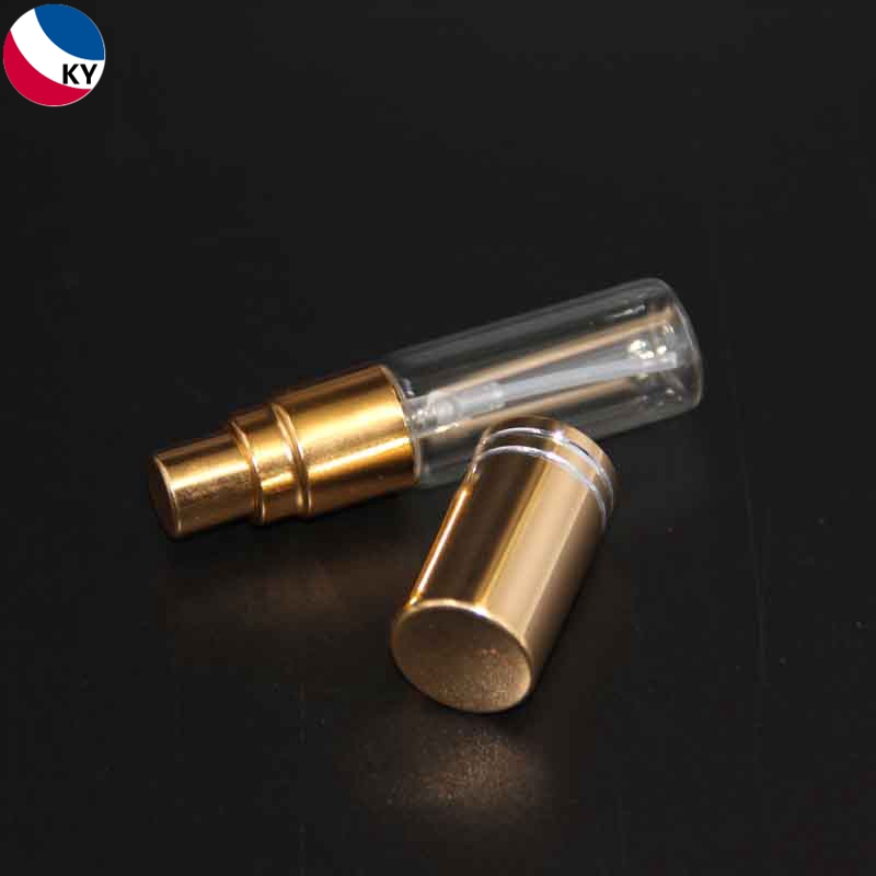 Rose gold perfume spray bottle refillable cylinder perfume bottle refill atomizer spray cosmetic