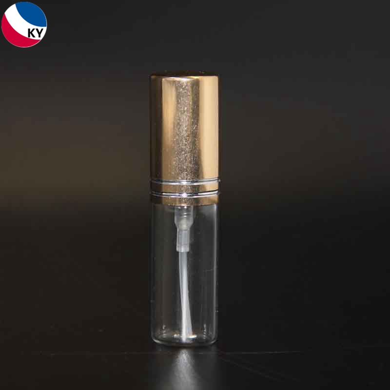 Rose gold perfume spray bottle refillable cylinder perfume bottle refill atomizer spray cosmetic