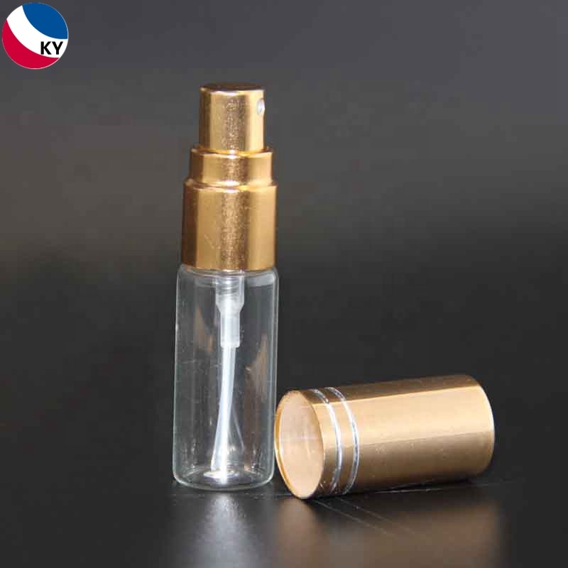 Rose gold perfume spray bottle refillable cylinder perfume bottle refill atomizer spray cosmetic