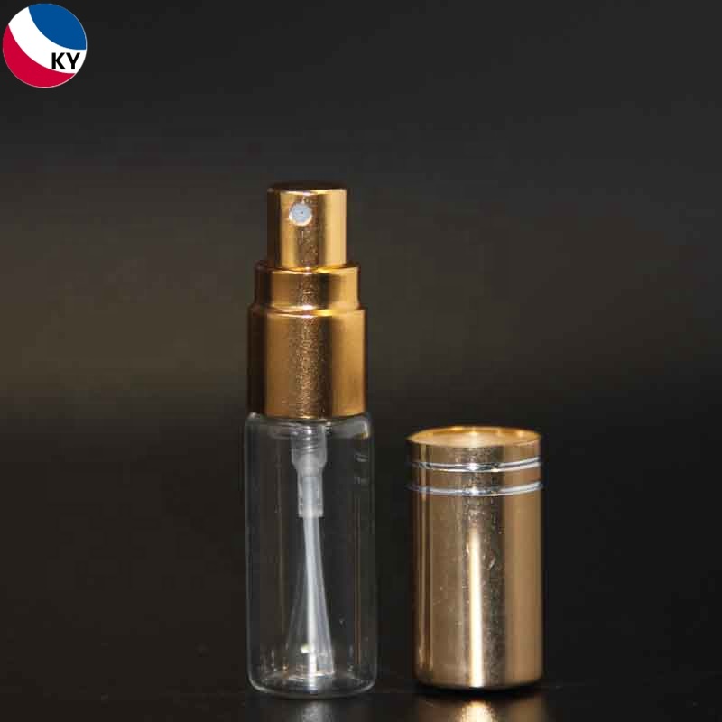 Rose gold perfume spray bottle refillable cylinder perfume bottle refill atomizer spray cosmetic