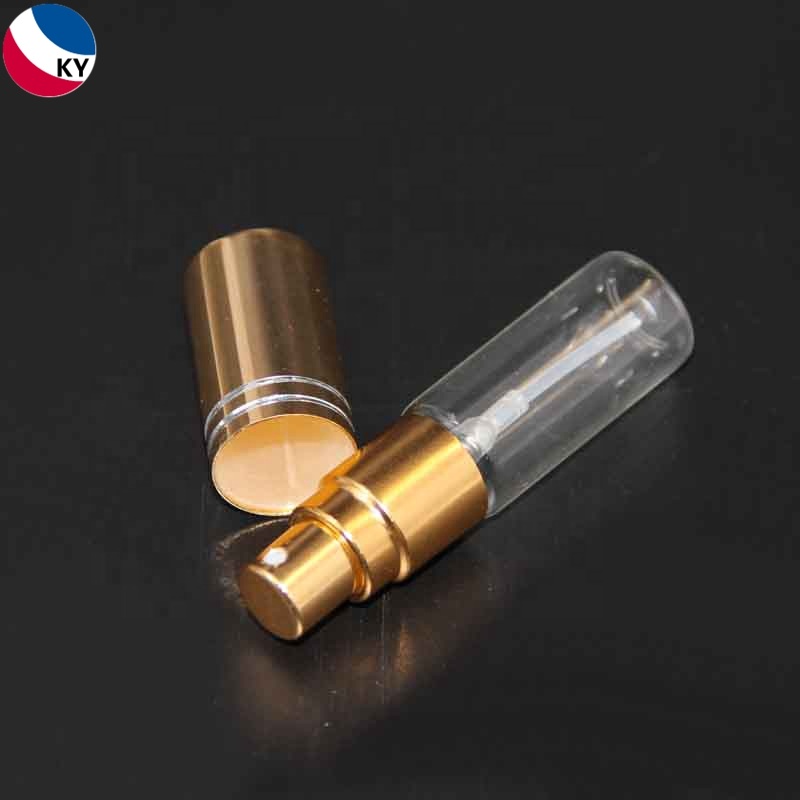 Rose gold perfume spray bottle refillable cylinder perfume bottle refill atomizer spray cosmetic