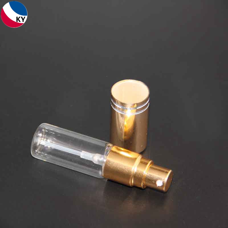 Rose gold perfume spray bottle refillable cylinder perfume bottle refill atomizer spray cosmetic