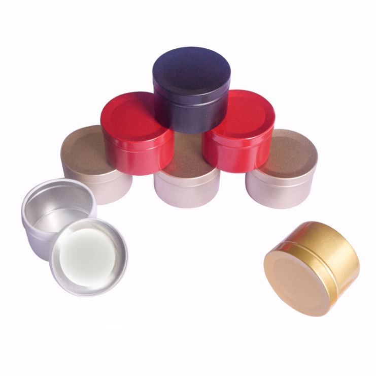 Rose gold silver cosmetic packaging 5g 10g 15g 30g empty aluminum cream jar for personal skin care