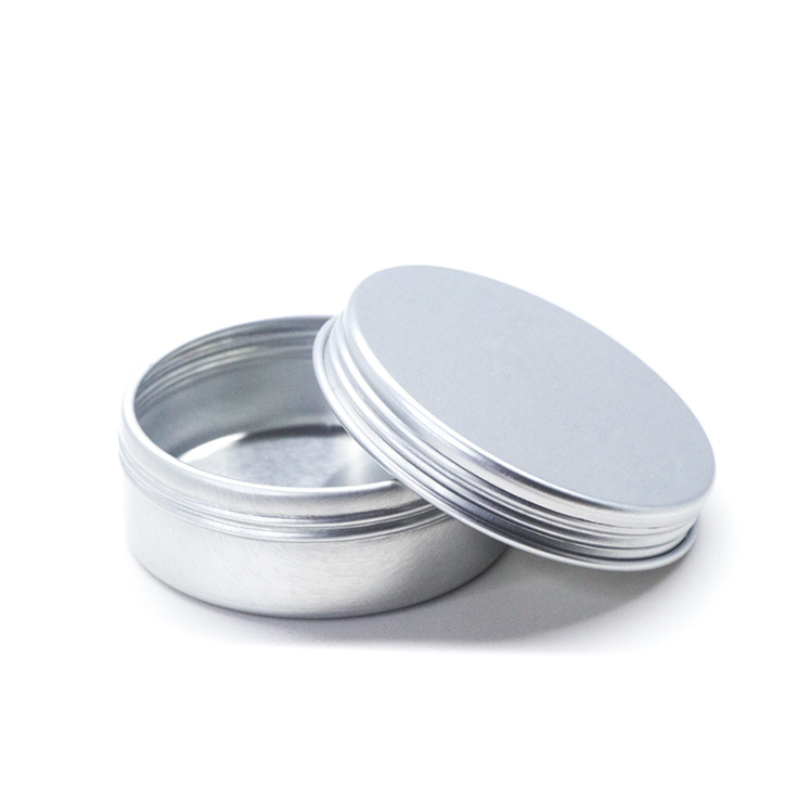Rose gold silver cosmetic packaging 5g 10g 15g 30g empty aluminum cream jar for personal skin care