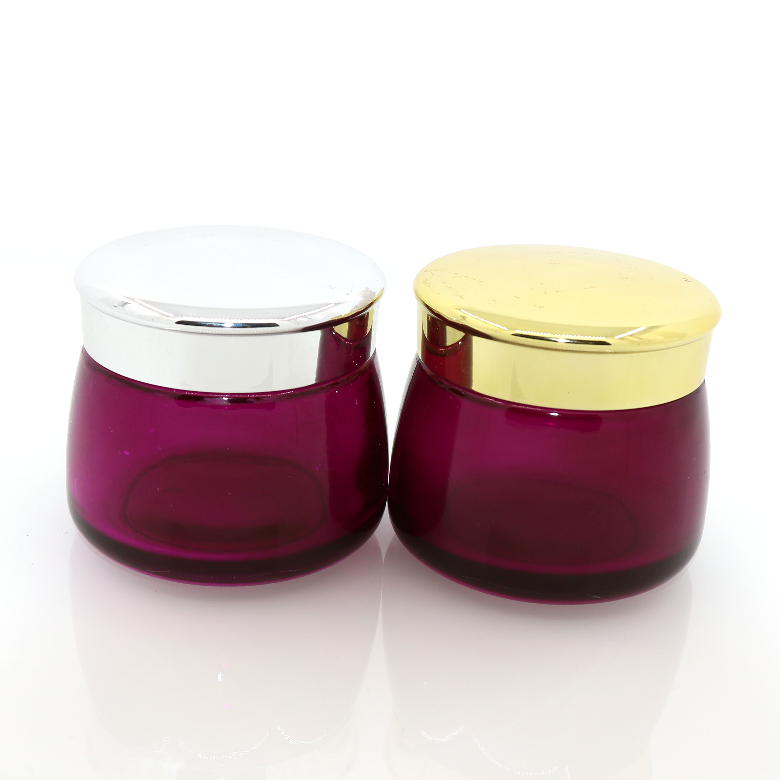 Rose red /milk white /clear / amber / blue /jars 100g face hyaluronic acid lotion cream/facial packaging 100ml