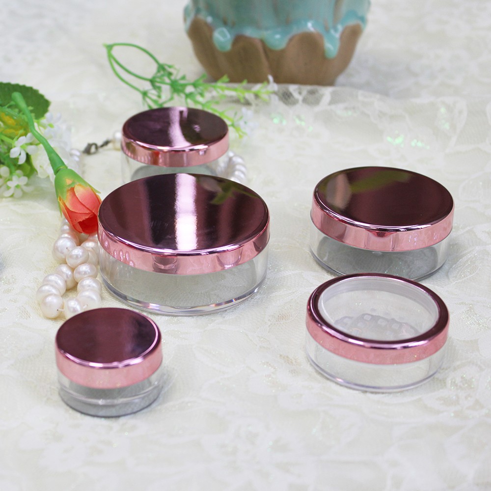 Rotating sifter jar,loose powder case,loose powder cosmetic jar