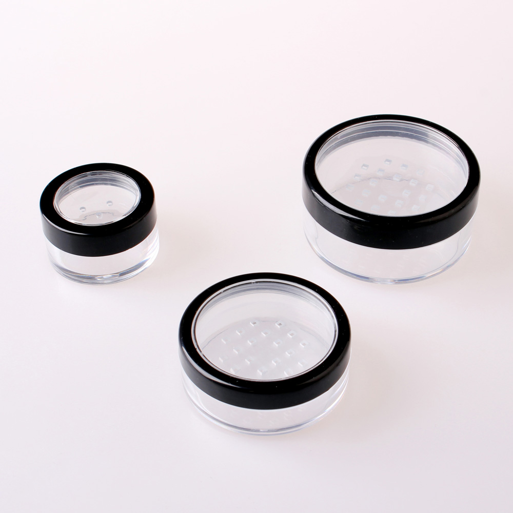 Rotating sifter jar,loose powder case,loose powder cosmetic jar