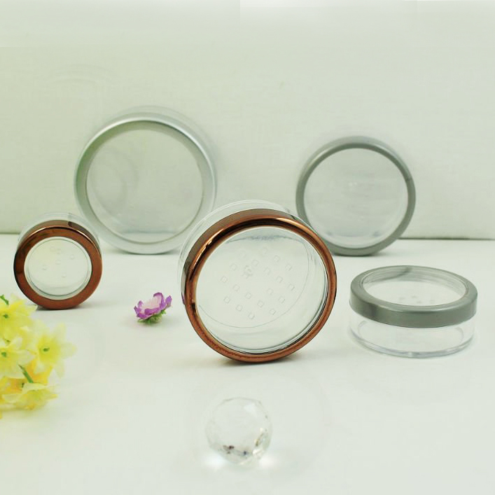 Rotating sifter jar,loose powder case,loose powder cosmetic jar