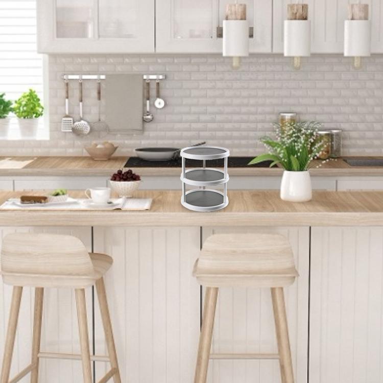 Rotating spice rack cabinet organizer pantry kitchen countertop wash basin display rack kitchen gadget storage rack