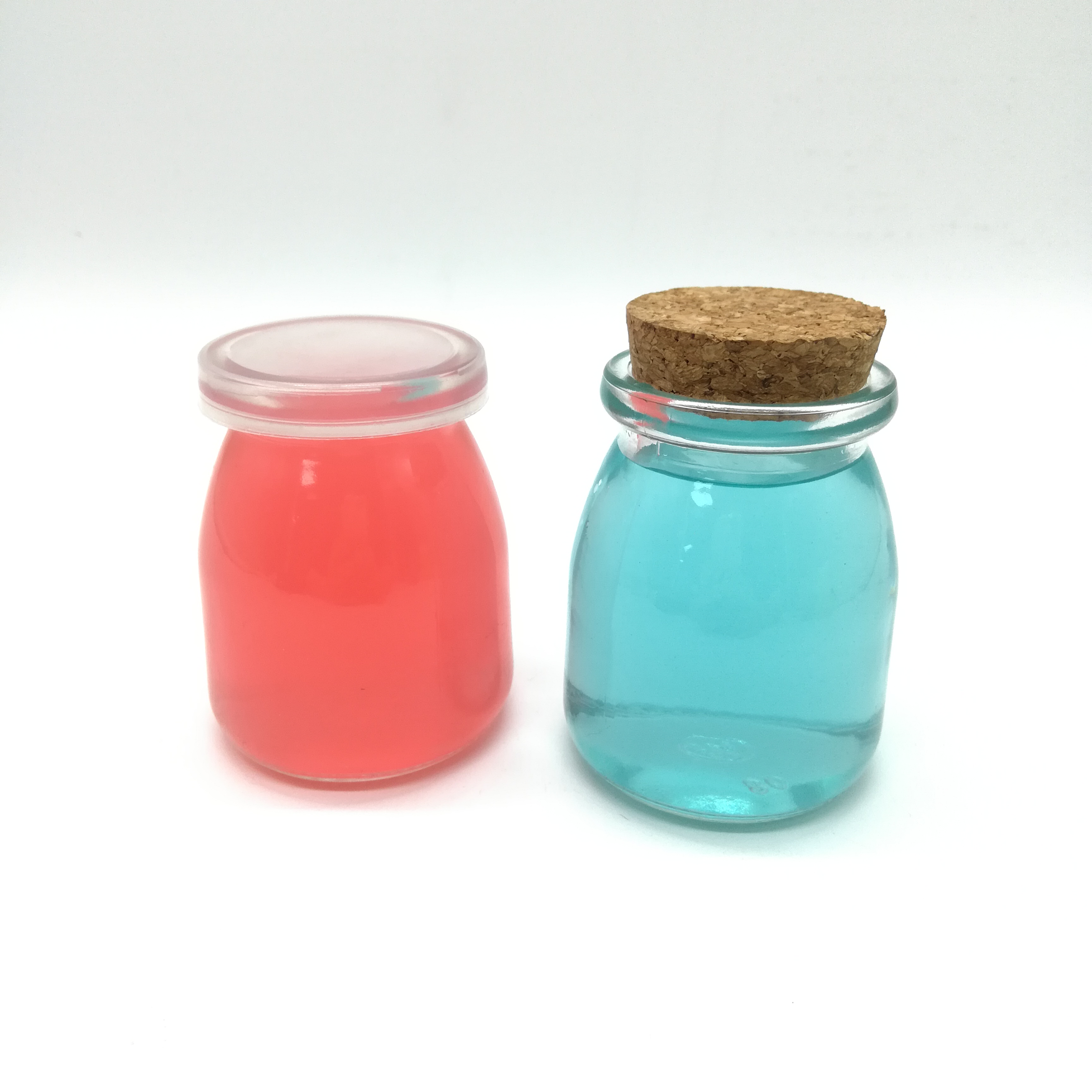 Round 100ml Empty 3oz Mousse Pudding Milk Jam Glass Jar Supplier Wholesale in Bulk for Yogurt