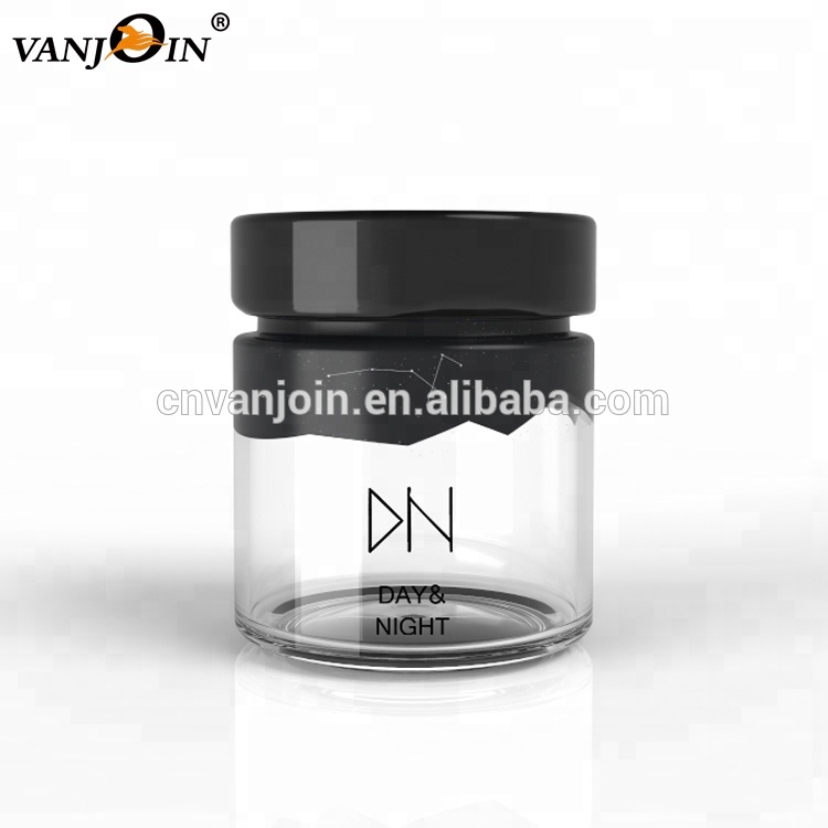 Round 106ml 212ml 314ml Straight Sided Ergo Glass Jars For Honey With Lids