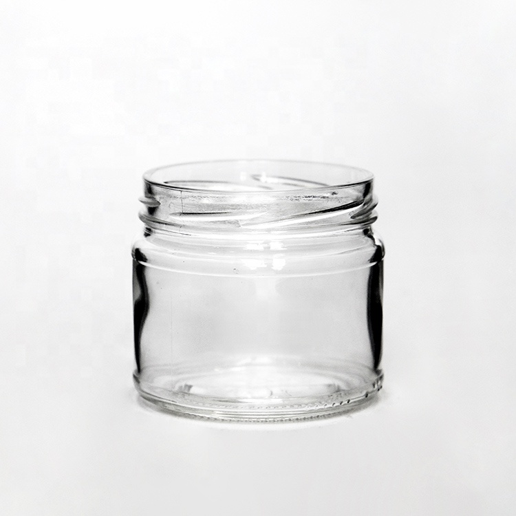 Round 10oz 300ml Wide Mouth Glass Jar With 82mm Metal Lids Honey Jam Pickle Sauce Food Storage Jars