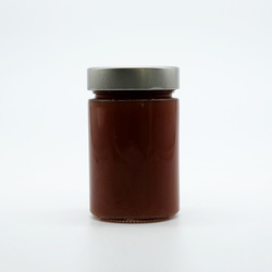 Round 200ml Glass Honey Jar 100ml Coffee Jar Food Grade Jelly Jar with Deep Metal Lid