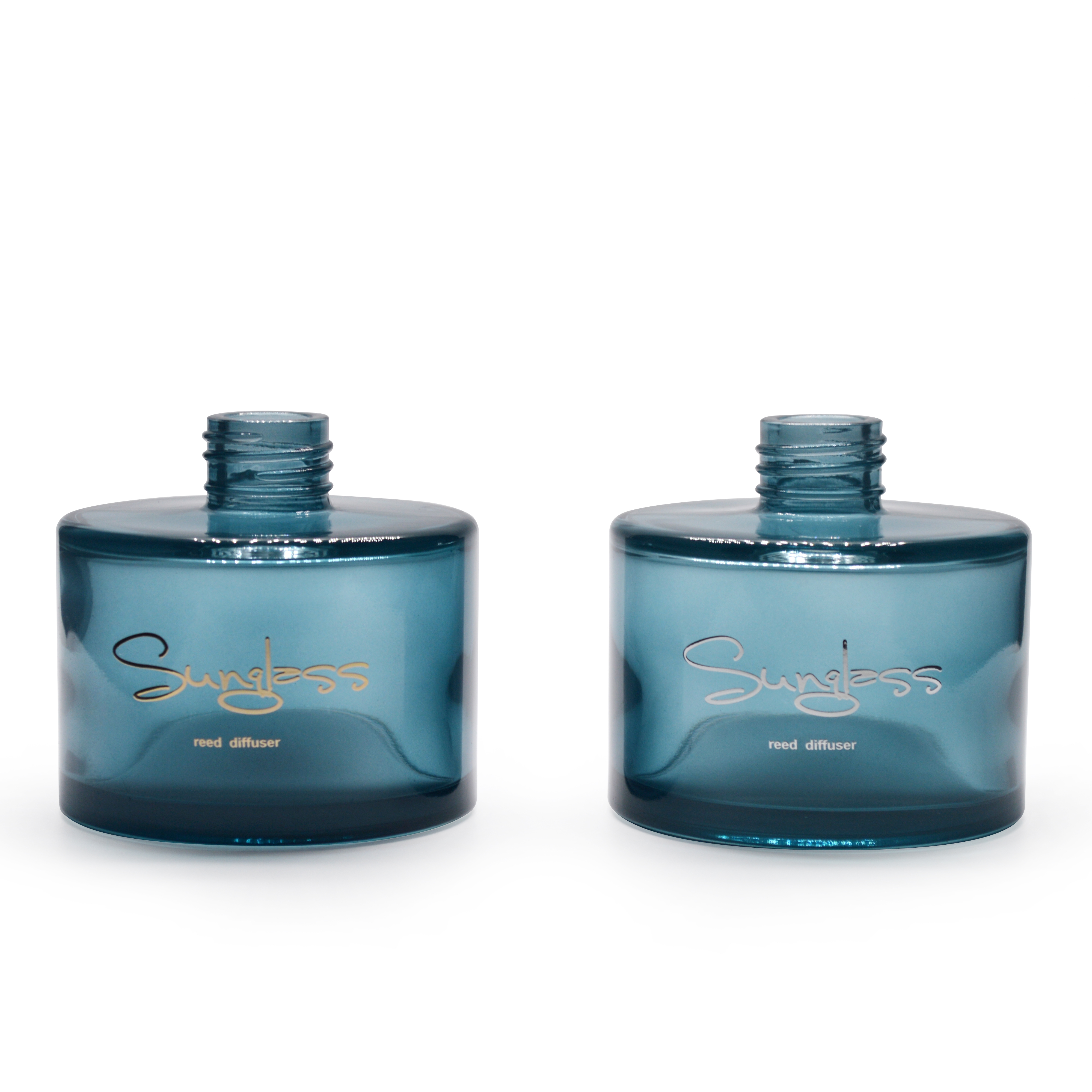 Round 200ml Reed Diffuser Glass Bottle Home Fragrance