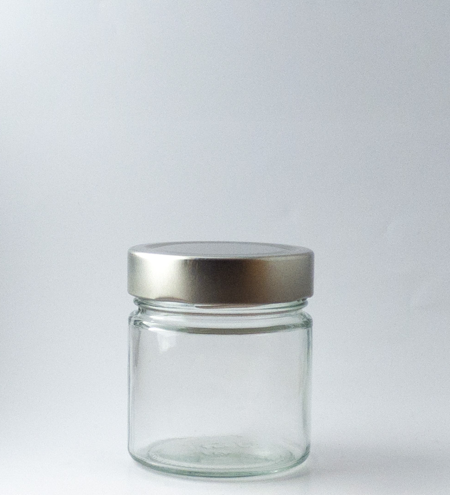 Round 212ml ergo glass jars 7oz wide mouth