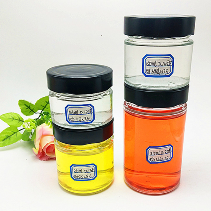 Round 212ml ergo glass jars 7oz wide mouth