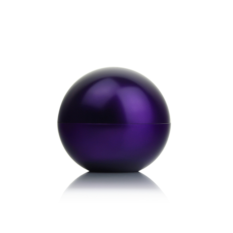 Round Ball Acrylic Ball Empty Cosmetic Black Cream Jars WE