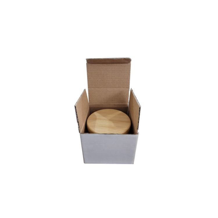 Round Bamboo Salt Box Eco-Friendly 100% Organic bamboo Professional-Grade salt storage container on the market