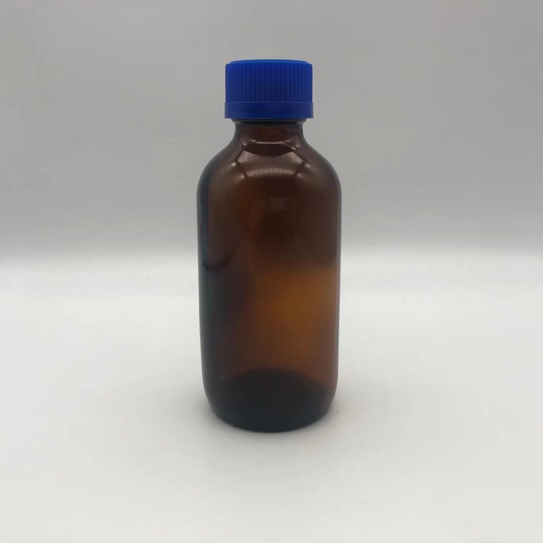 Round Boston Glass Bottle Amber Glass Bottle With Cap Dropper Pump