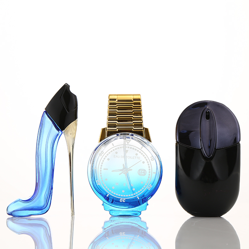 Round Cosmetic Bottles 60Ml Spray Bottle Plastic Luxury Perfume Bottles 100Ml