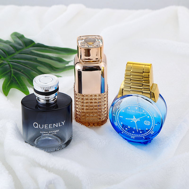 Round Cosmetic Bottles 60Ml Spray Bottle Plastic Luxury Perfume Bottles 100Ml