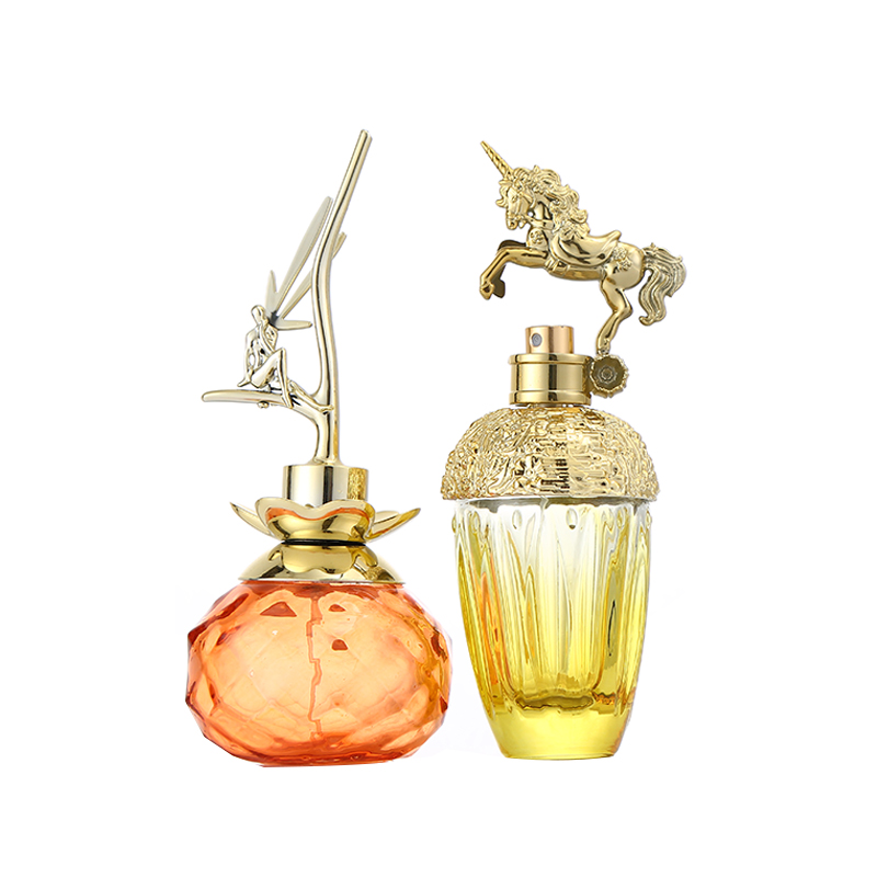 Round Cosmetic Bottles 60Ml Spray Bottle Plastic Luxury Perfume Bottles 100Ml