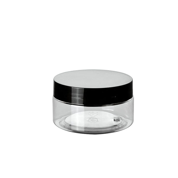 Round Cosmetic cream storage container 50 60 80 100 120 150 180 200 250 300 350 400 500ml 8oz plastic jar with lid