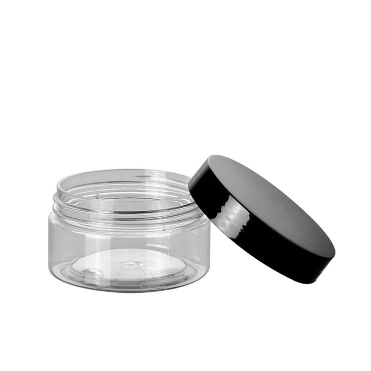 Round Cosmetic cream storage container 50 60 80 100 120 150 180 200 250 300 350 400 500ml 8oz plastic jar with lid