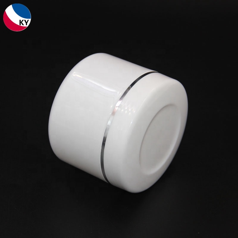 Round Cream Container 8oz Plastic Empty White Cosmetic Jar for Cream Skin Care Cream Pet