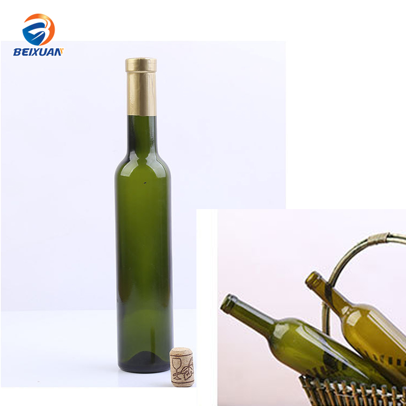 Round Different Size Dark Marasca Dorica Wine Bottles Olive Oil Camellia Oil Glass Bottle