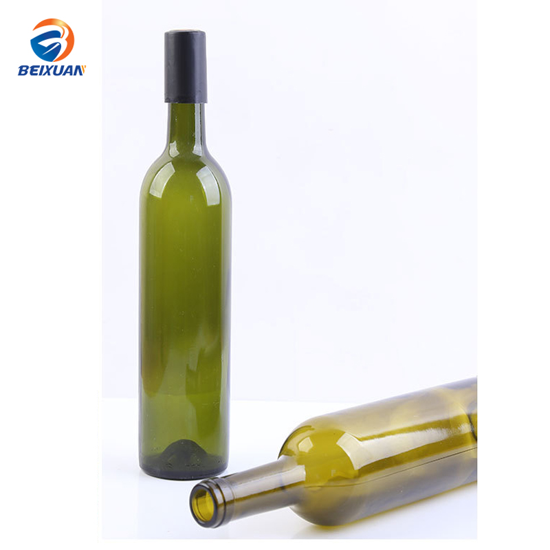 Round Different Size Dark Marasca Dorica Wine Bottles Olive Oil Camellia Oil Glass Bottle