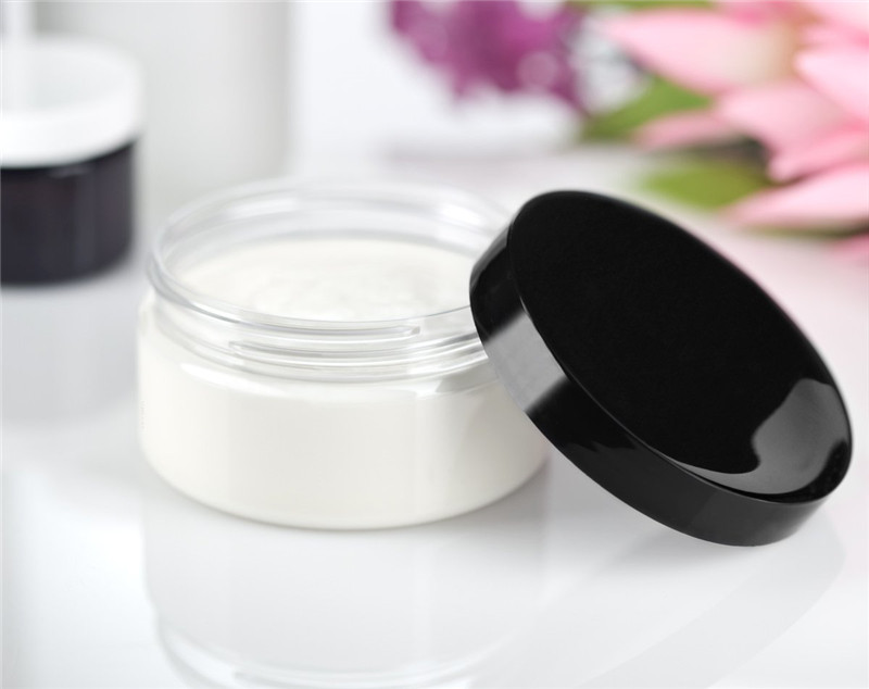 Round Empty 50/60/80/100/120/150/180/200/250/300/350/400/500 ml Cream Clear Plastic PET Jar