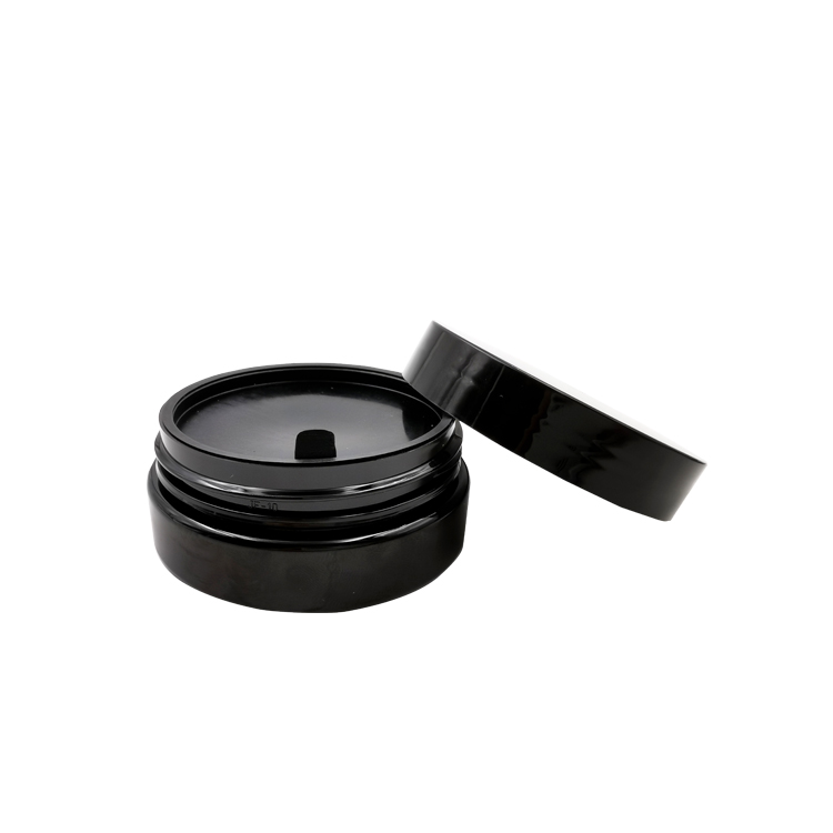 Round Empty 50/80/100/120/150/180/200/250/500 ml Cream Clear Plastic PET Jar