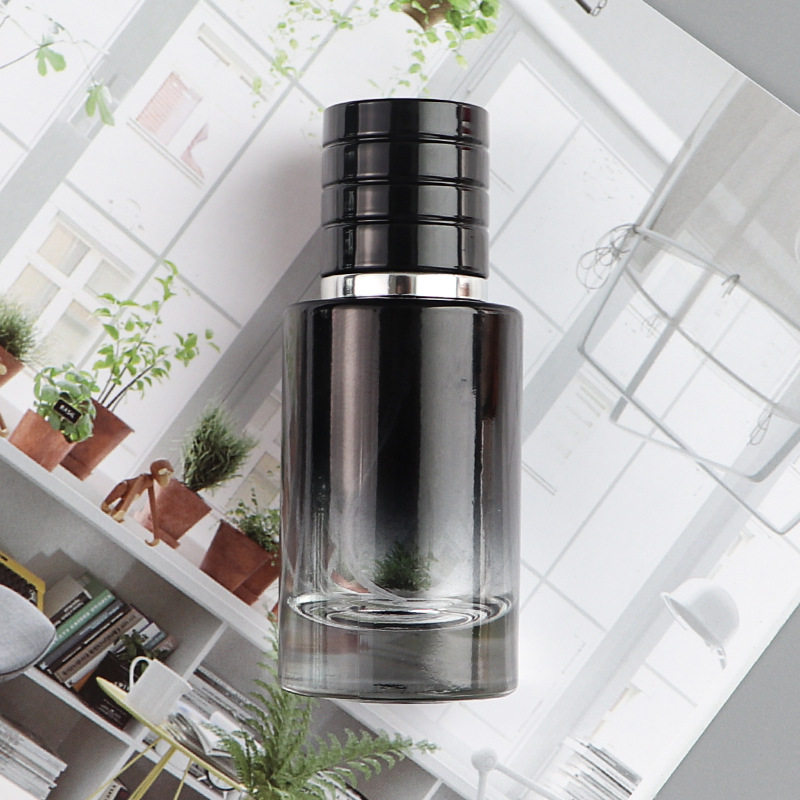 Round Empty Clear Fragrance Perfume Bottle 10ml 30ml 50ml  Spray Glass Bottles