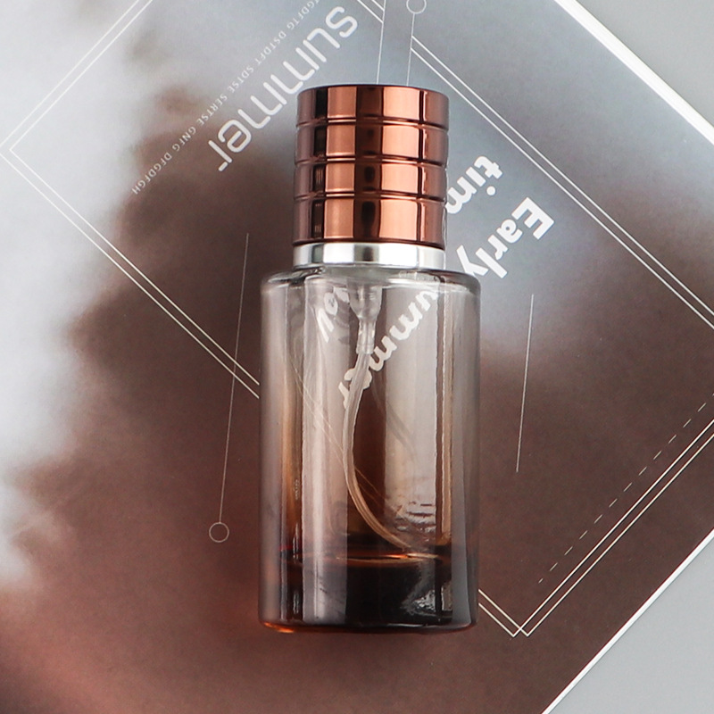 Round Empty Clear Fragrance Perfume Bottle 10ml 30ml 50ml Spray Glass Bottles