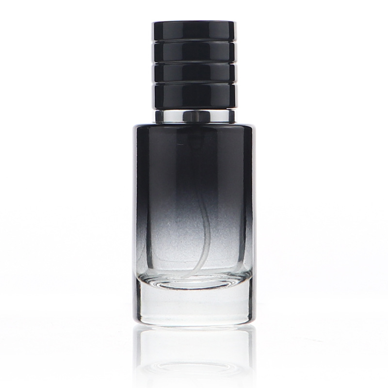 Round Empty Clear Fragrance Perfume Bottle 10ml 30ml 50ml Spray Glass Bottles
