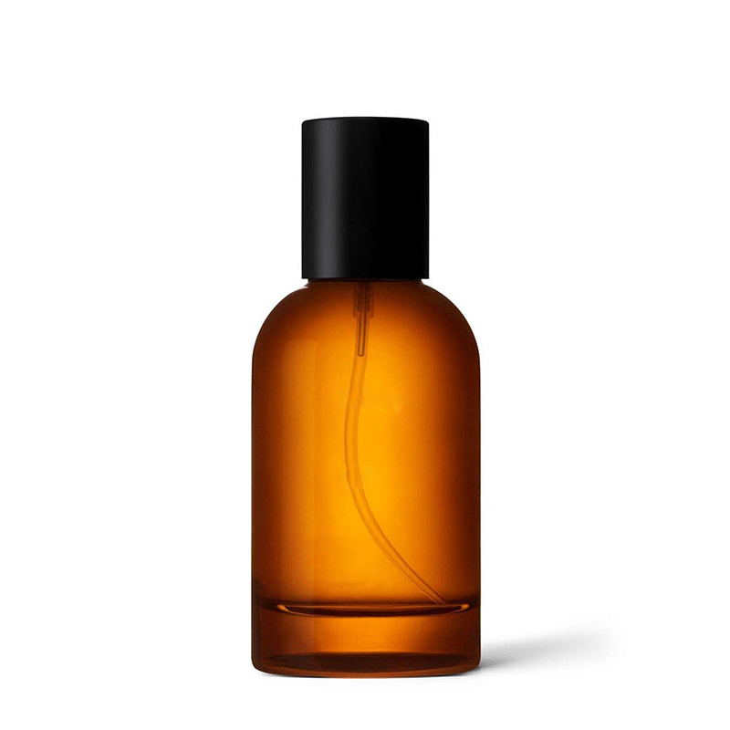 Round Empty Clear Fragrance Perfume Bottle 30ml 50ml 100ml Spray Glass Bottles