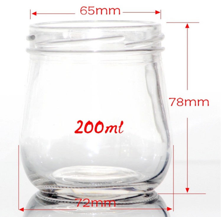 Round Glass Honey Jars Bottles With Gold Twist Off Lids