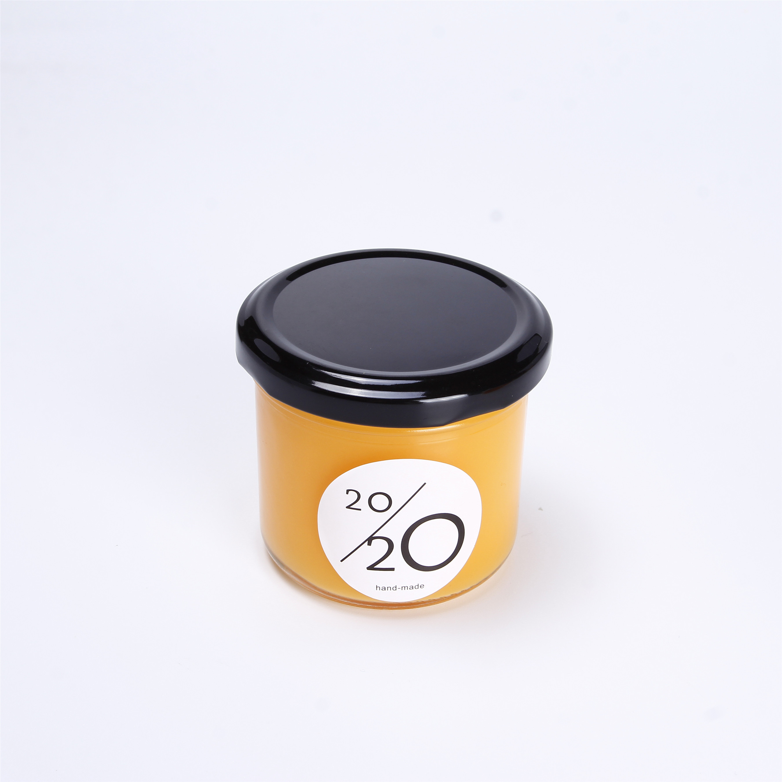 Round Glass Jar With Metal Lids Different Volume 100ML 130ML