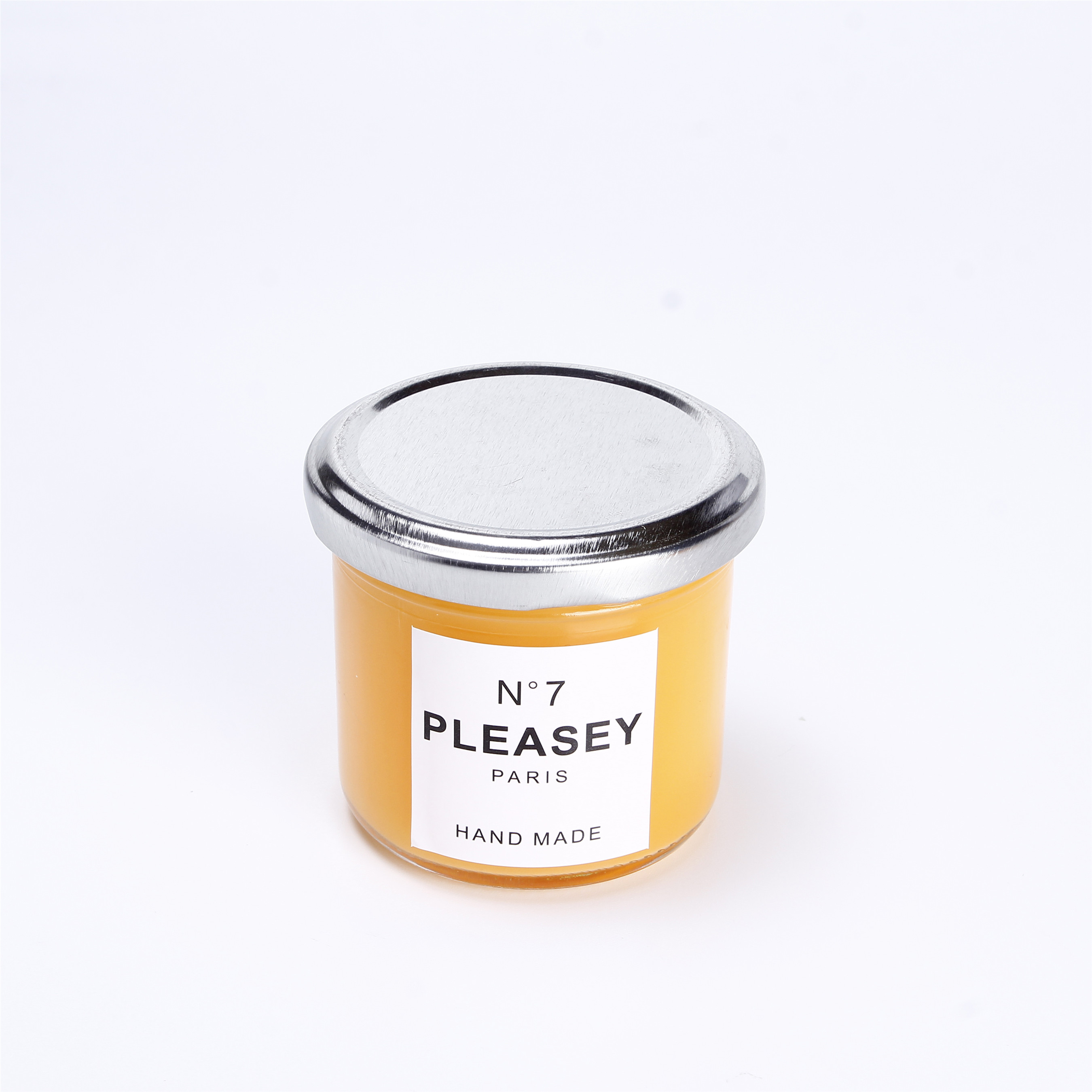 Round Glass Jar With Metal Lids Different Volume 100ML 130ML