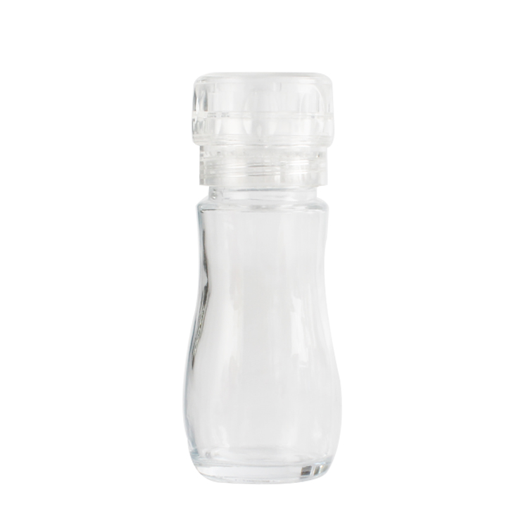 Round Glass Spice Storage Container Seasoning Bottles 80ml Spice Glass Jar with Shaker