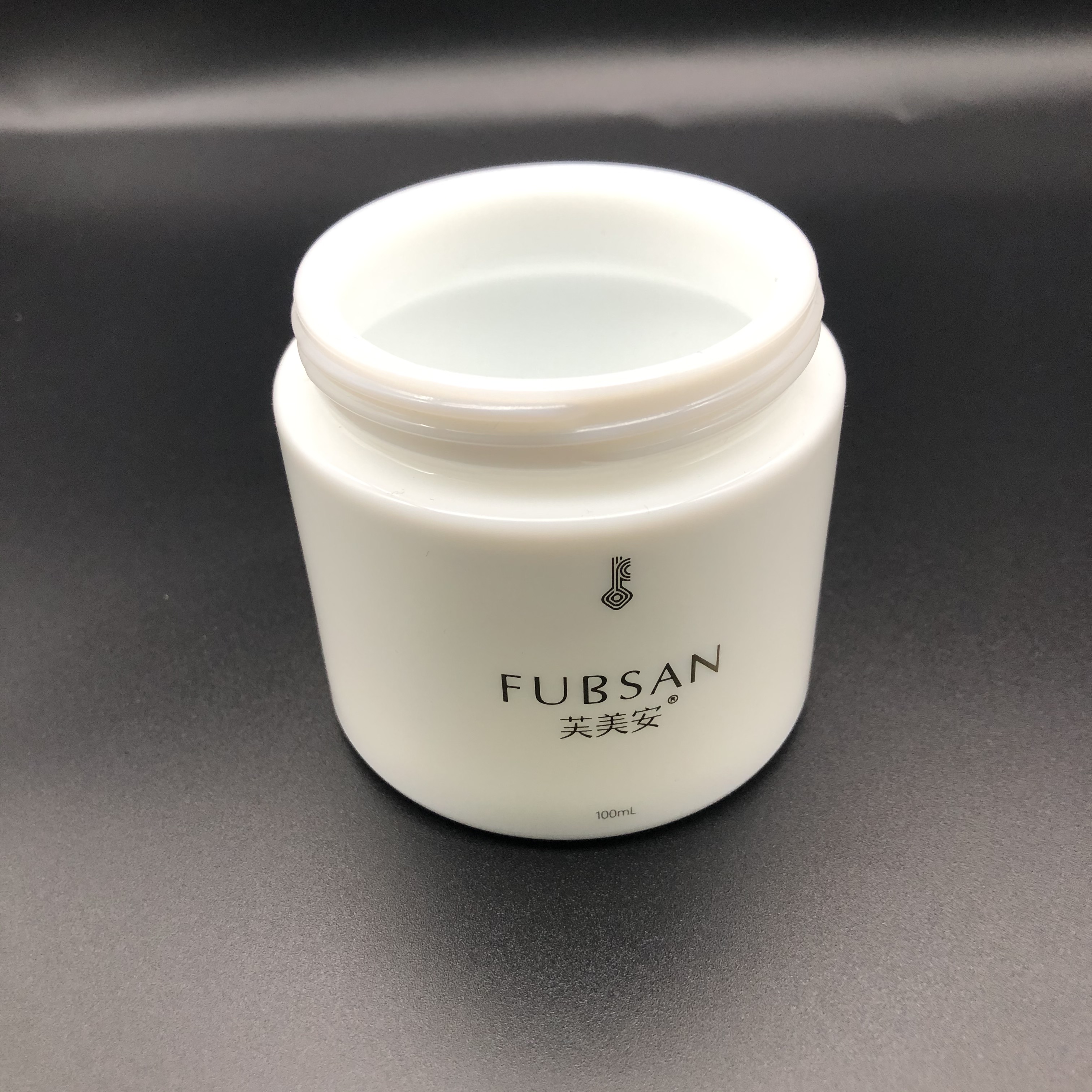 Round Opal Jars with White Lids for Lotion, Creams, Toners, Lip Balms, Makeup Samples