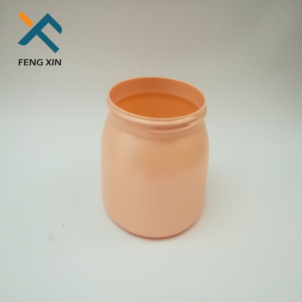 Round PET Cosmetic Cream Jar With Aluminium Cap