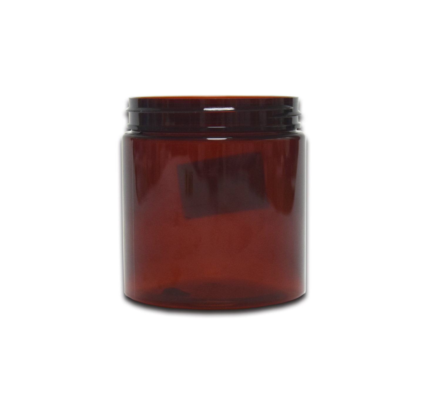 Round PET Cream Jar for Skin Care 200ml Cosmetic Cream Jars Plastic Personal Care Containers Jar Amber for Mask Free Sample