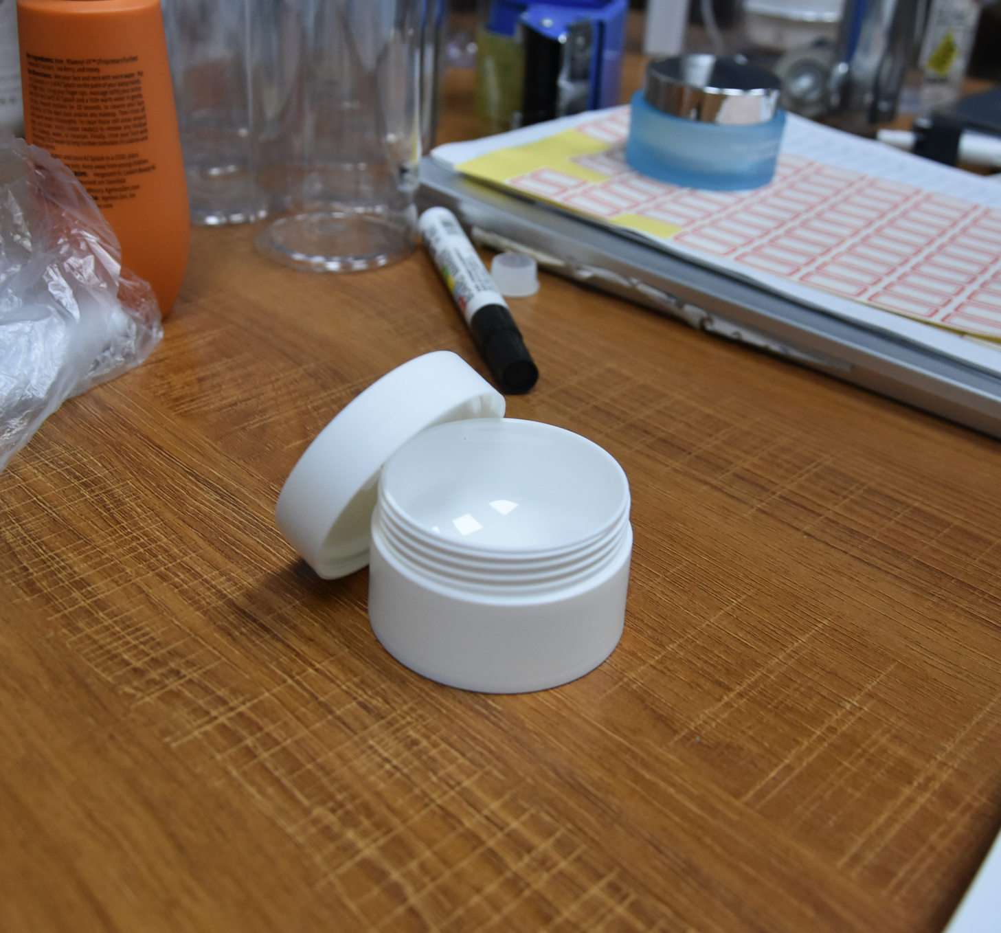 Round Personal Care Cream Jar Skincare Jar Container 45g