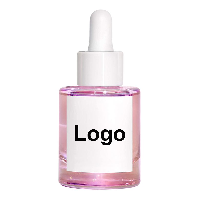 Round Pink Luxury Crystal Rose Gold Dropper Bottles 30ml for Essential Oil Glass