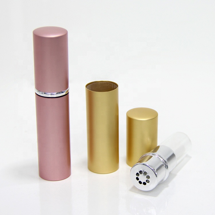 Round Recycled Packaging Portable Pocket Metal Nasal Inhaler