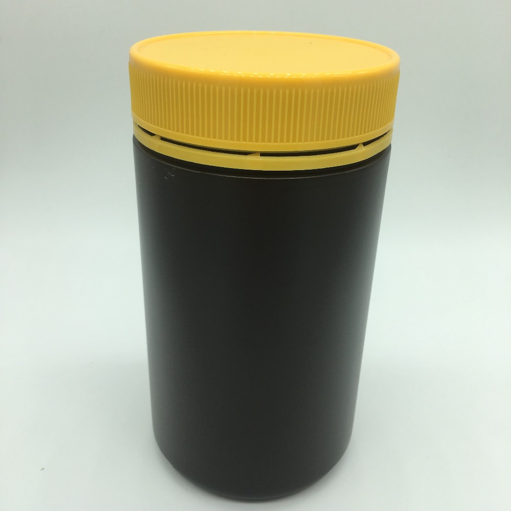 Round Shape Plastic PE Pharma Bottle Health Care Product Bottle with Special Design Mouth-Locked Cap