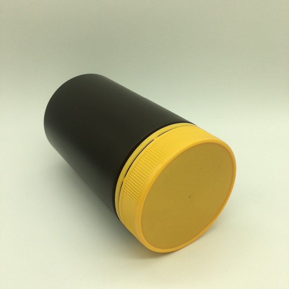 Round Shape Plastic PE Pharma Bottle Health Care Product Bottle with Special Design Mouth-Locked Cap
